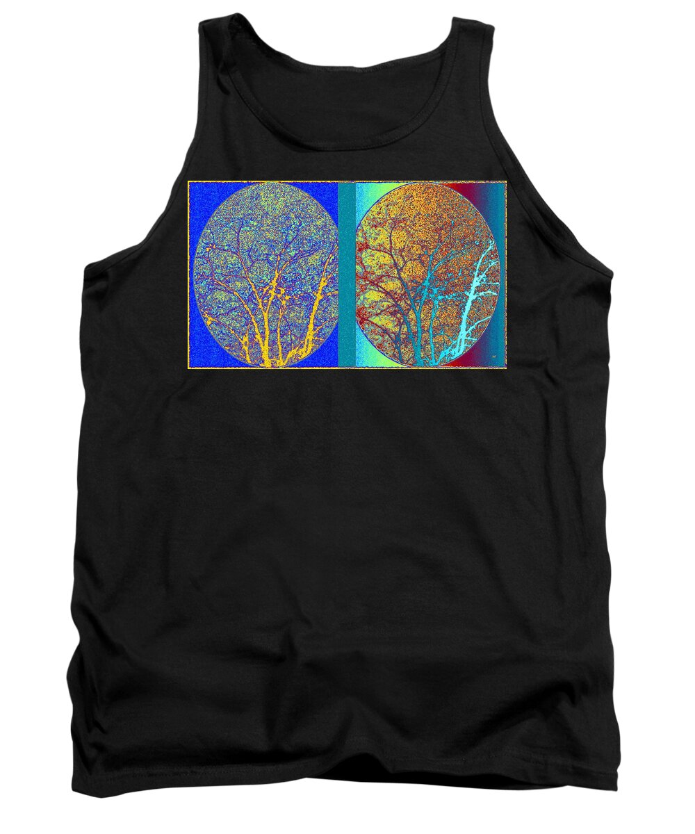 Abstract Fusion 276 Tank Top featuring the digital art Abstract Fusion 276 by Will Borden