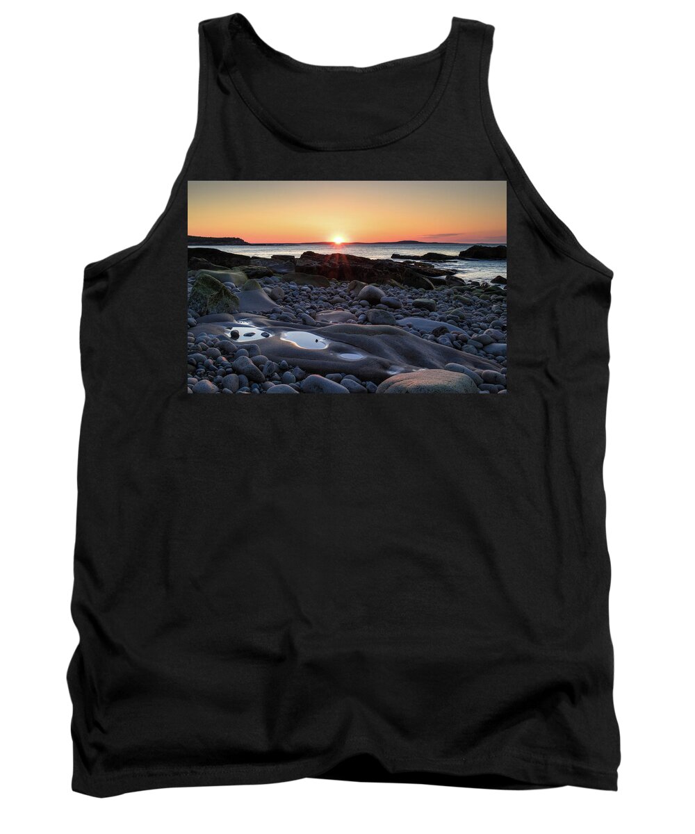 Sunrise Tank Top featuring the photograph Acadian Sunrise by Holly Ross