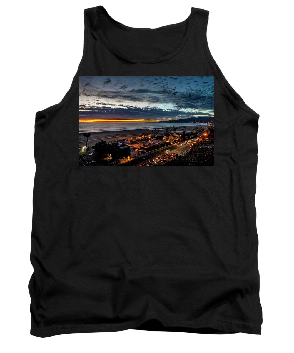 Santa Monica Tank Top featuring the photograph After The Storm and Rain by Gene Parks