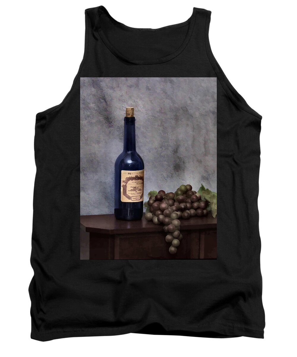 Wine Tank Top featuring the photograph All Simply Ready by Lin Grosvenor
