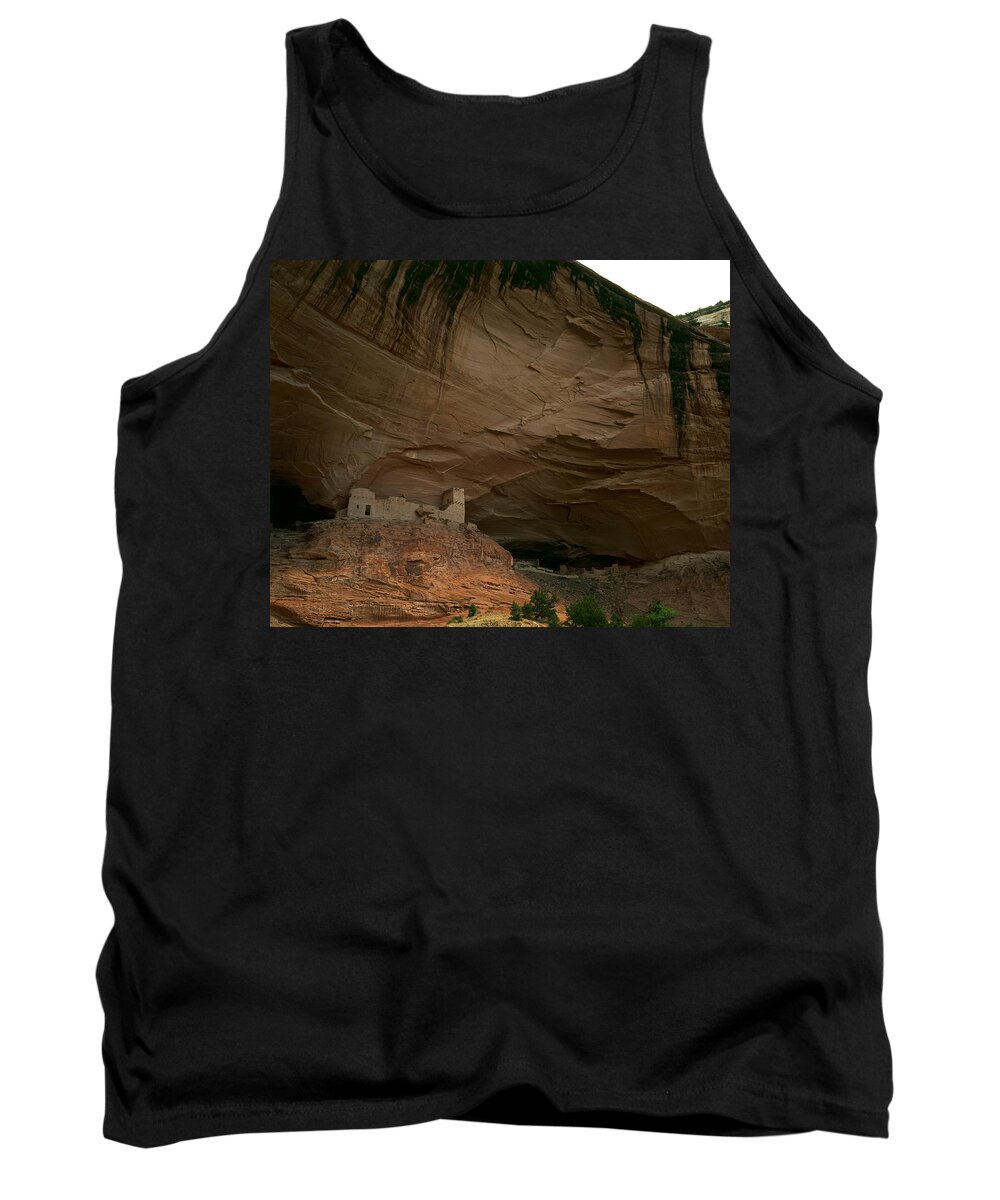 Southwestern Tank Top featuring the photograph Anasazi Indian Ruin by Cliff Wassmann