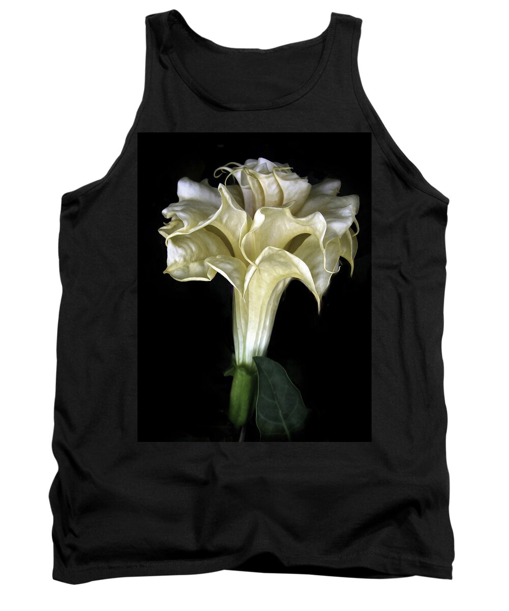 Flower Tank Top featuring the photograph Angel Trumpet by Jessica Jenney