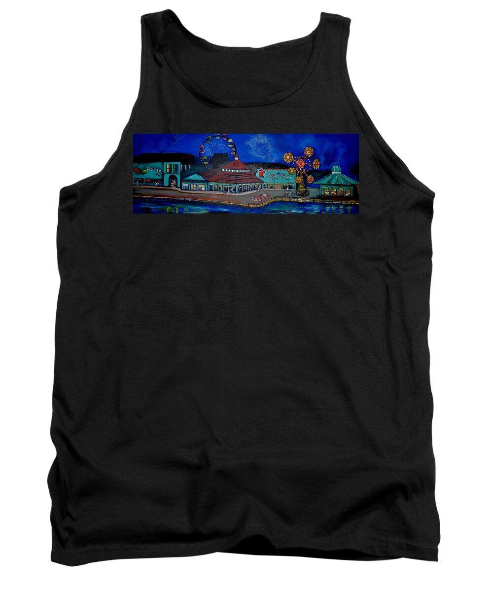 Asbury Art Tank Top featuring the painting Another memory of the Palace by Patricia Arroyo