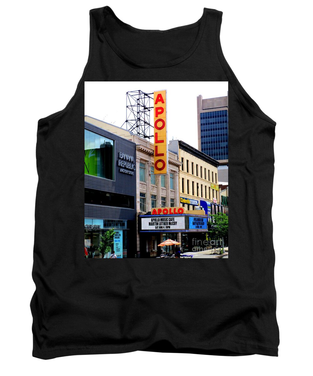 Apollo Theater Tank Top featuring the photograph Apollo Theater by Randall Weidner