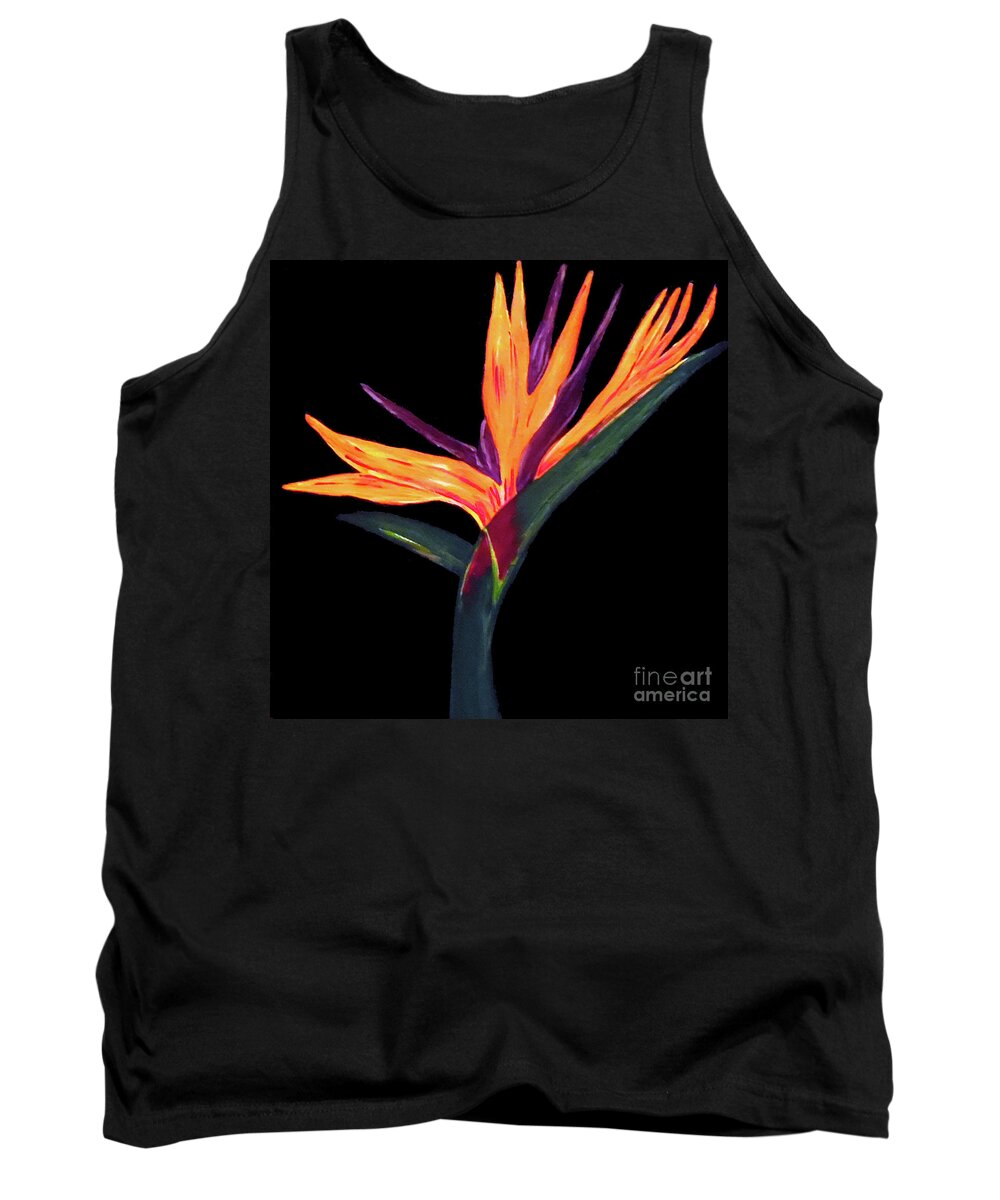 Birds Of Paradise Tank Top featuring the painting Architecture of The Almighty by Jilian Cramb - AMothersFineArt