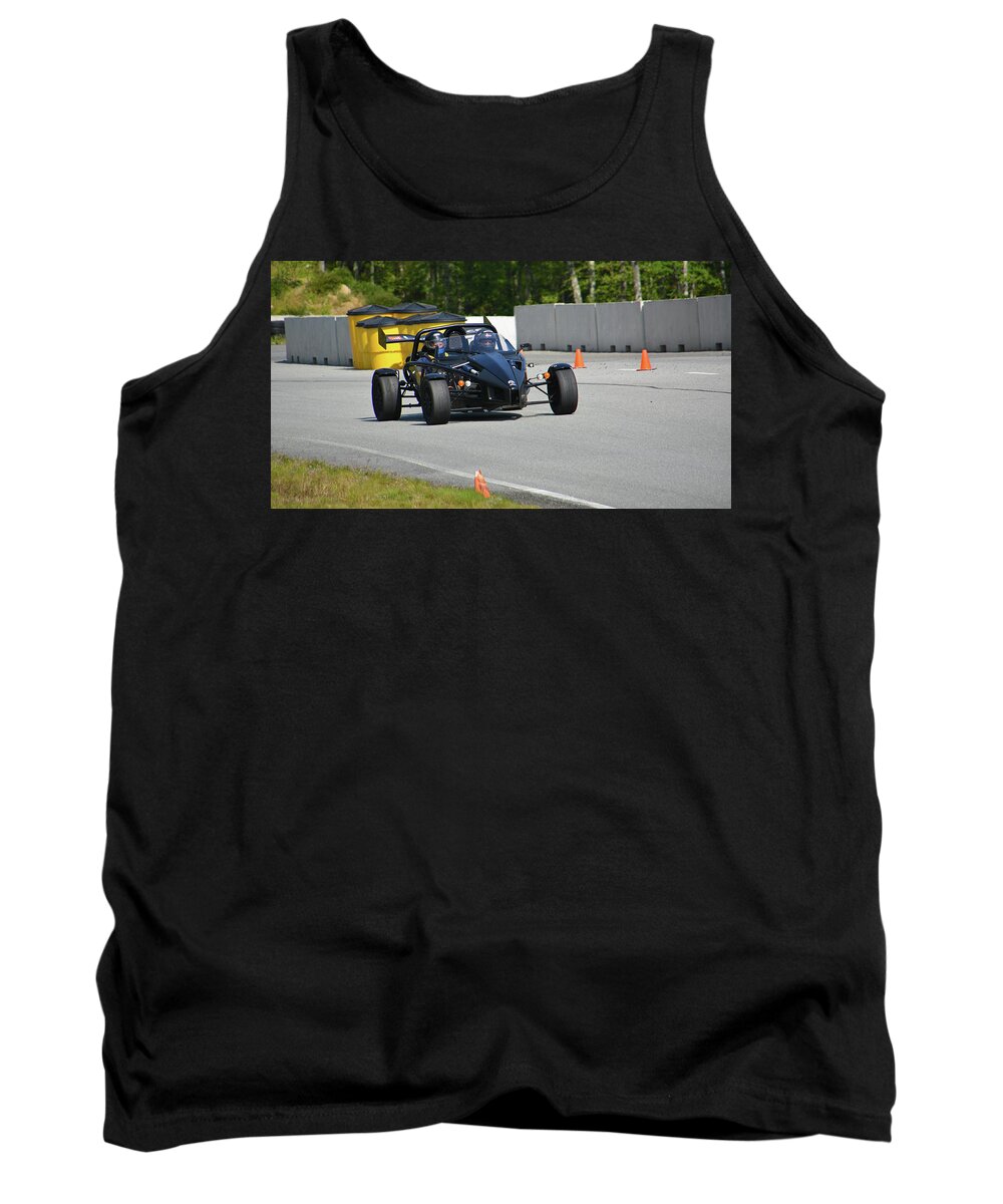 Apex Tank Top featuring the photograph Ariel Atom Approaching by Mike Martin