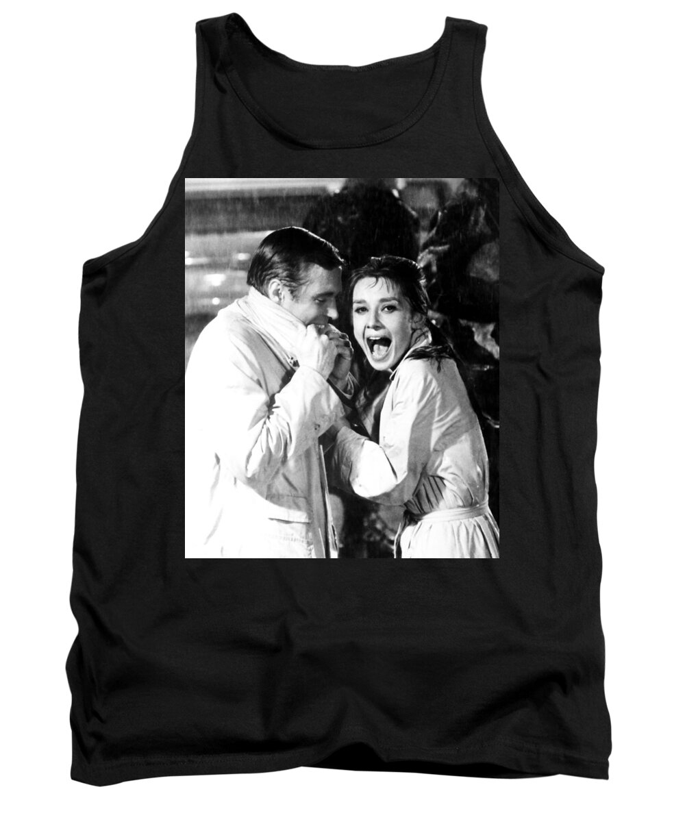 Audrey Hepburn Tank Top featuring the photograph Audrey Hepburn as Holly Golightly by Vintage Collectables