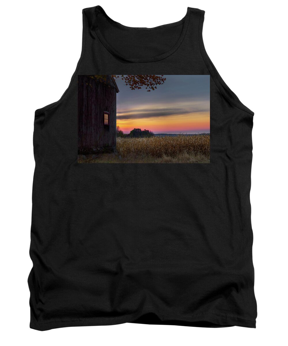 Bucolic Tank Top featuring the photograph Autumn Glow by Bill Wakeley