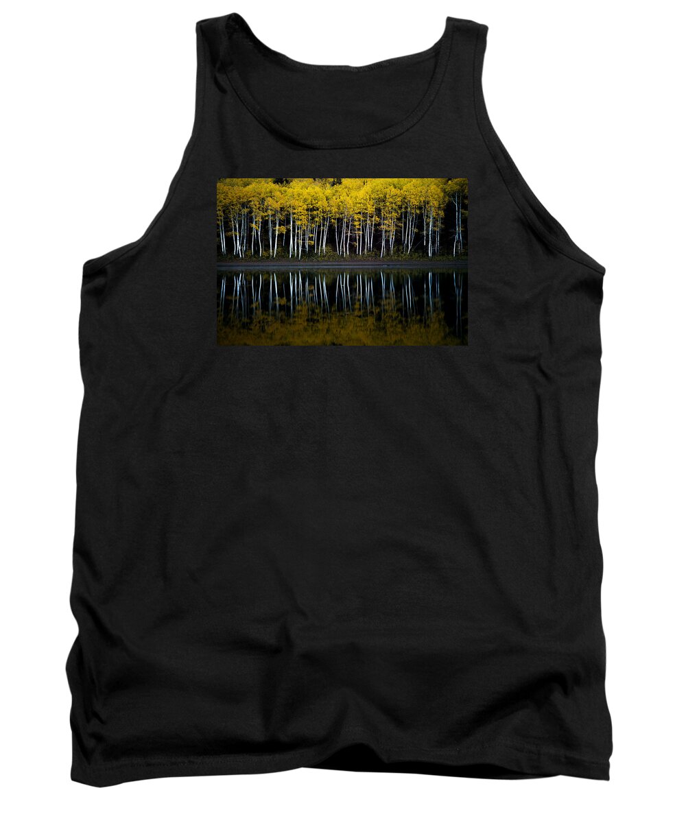 Utah Tank Top featuring the photograph Autumn Mirror by Dustin LeFevre