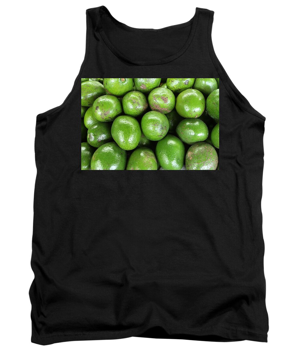 Food Tank Top featuring the photograph Avocados 243 by Michael Fryd