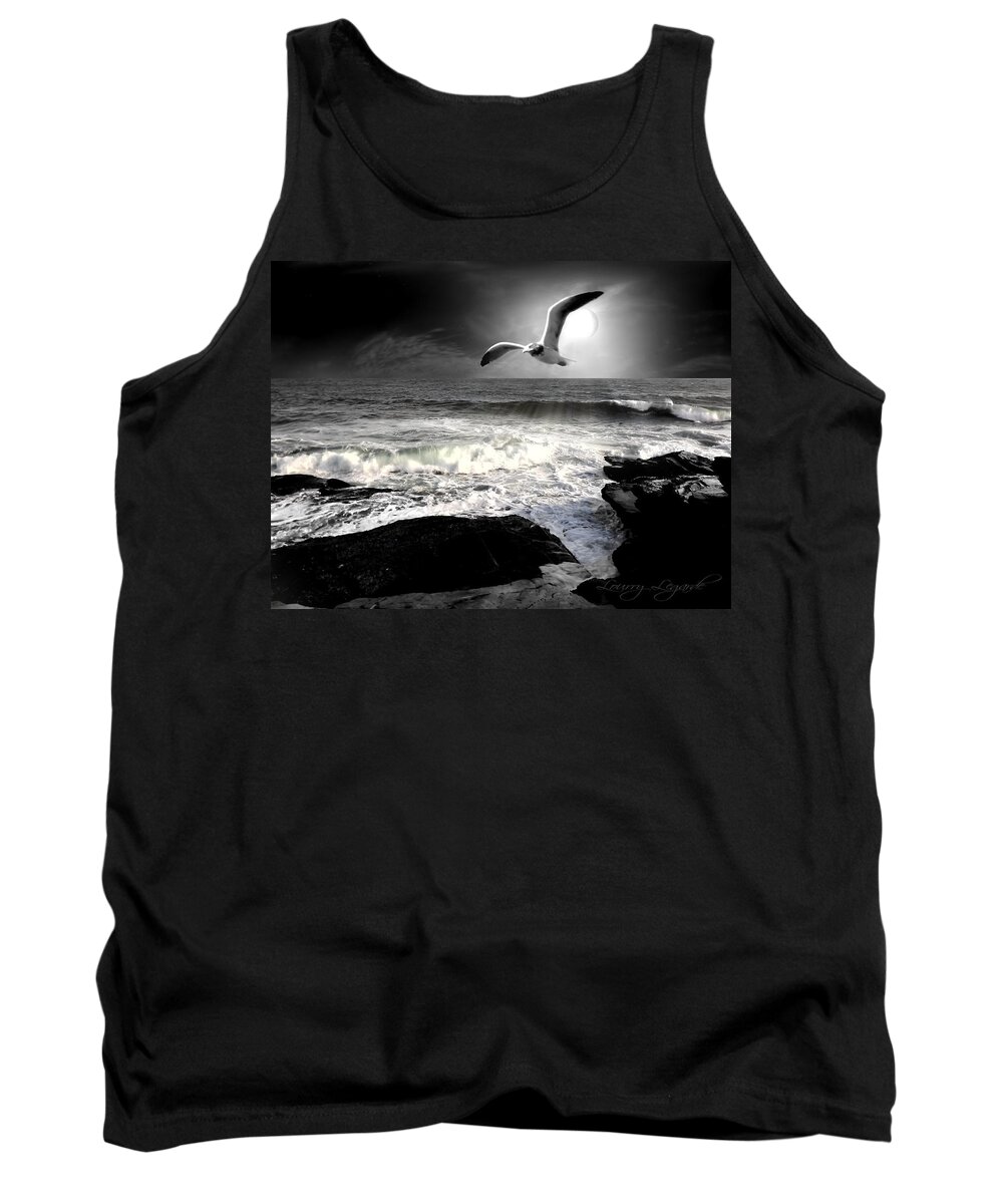 Seagulls Tank Top featuring the photograph Away by Lourry Legarde
