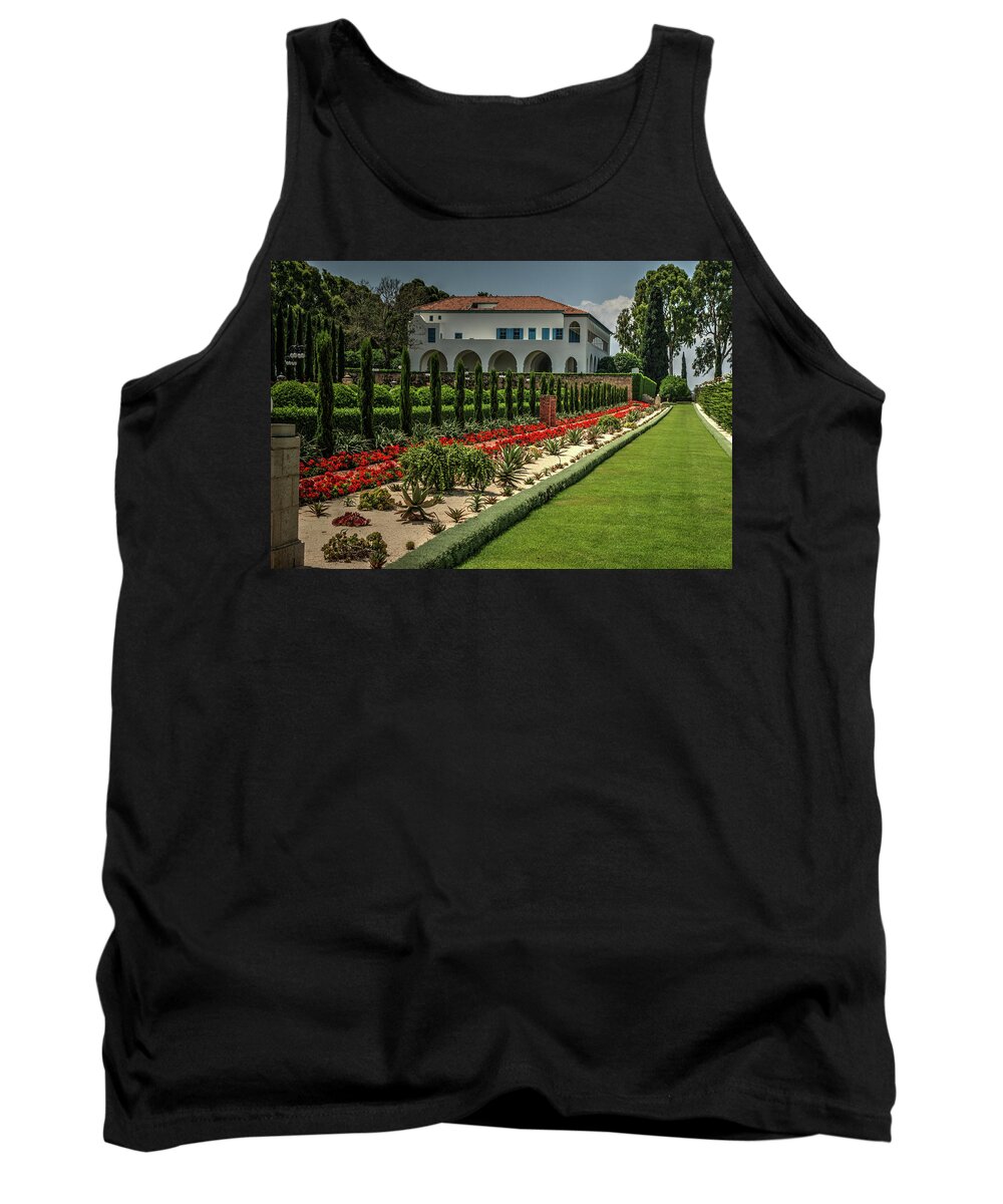 Acre Tank Top featuring the photograph Baha'i Gardens 1 by Dimitry Papkov