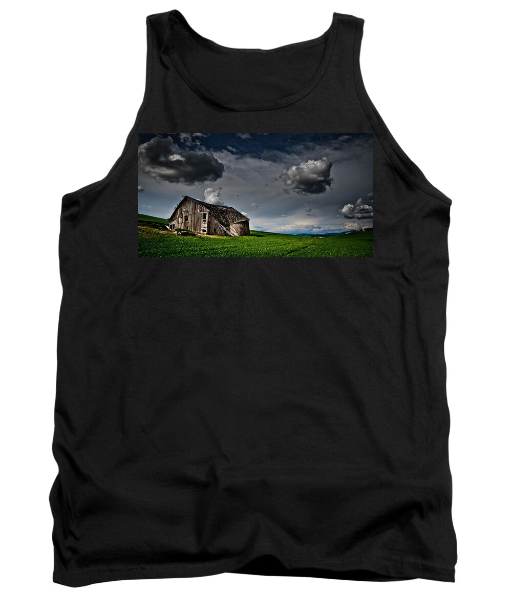Barn Tank Top featuring the photograph Barn no.1 by Niels Nielsen