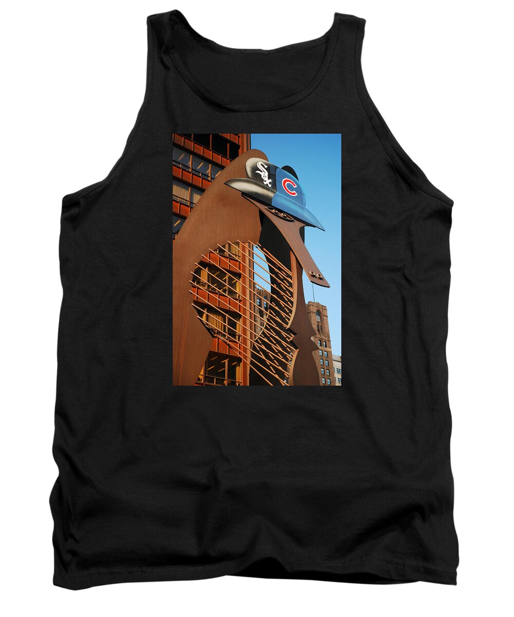 Chicago Tank Top featuring the photograph Baseball Picasso by James Kirkikis