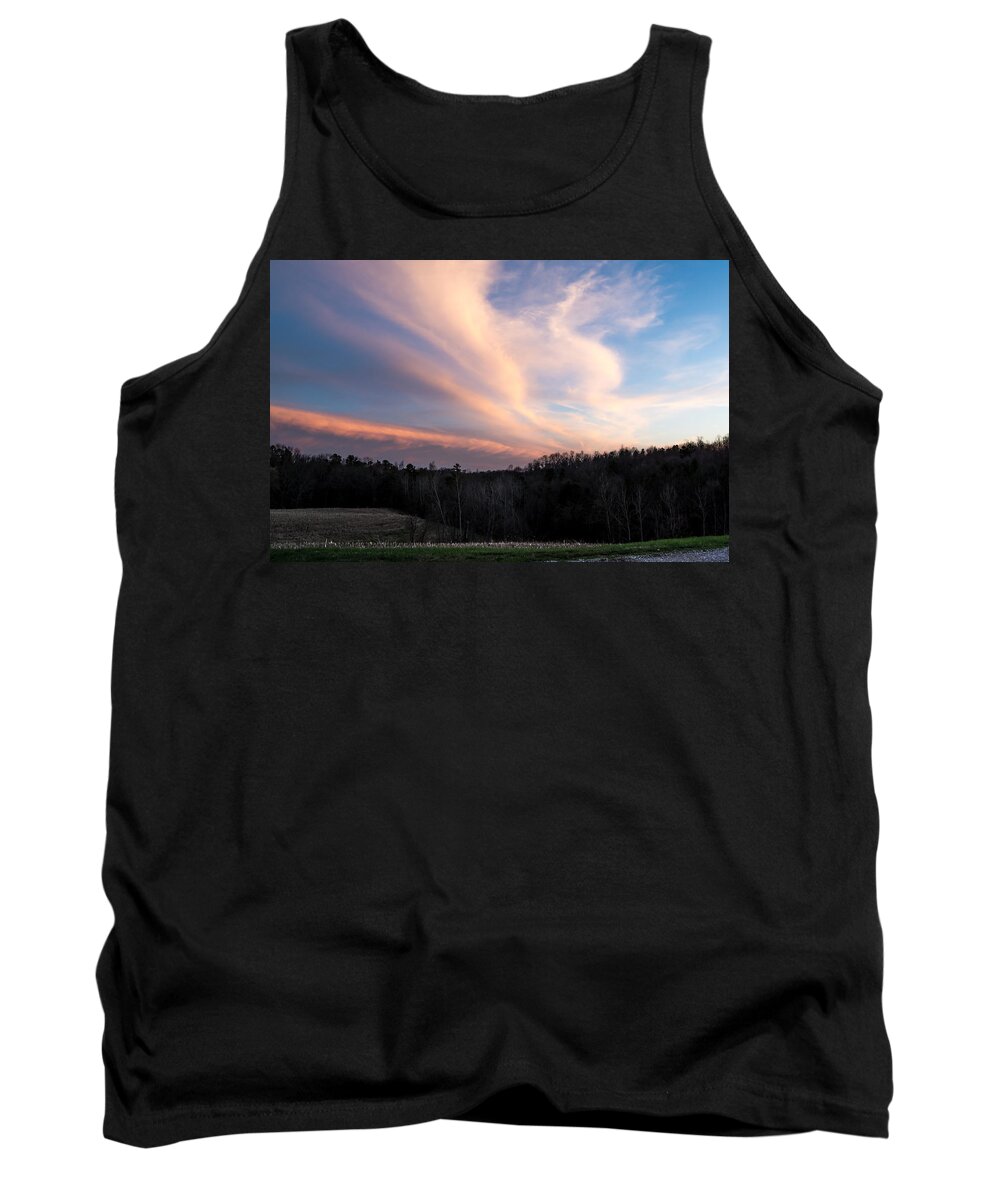 Jan Tank Top featuring the photograph Beautiful Country Sky by Holden The Moment