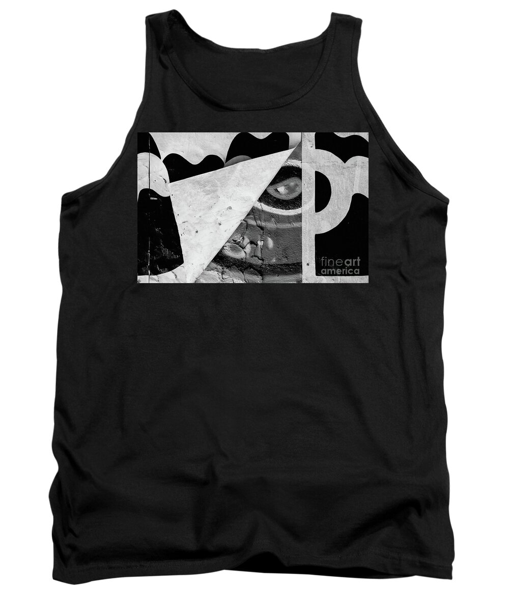 Abstract Tank Top featuring the photograph Behind the Scenes by Dean Harte