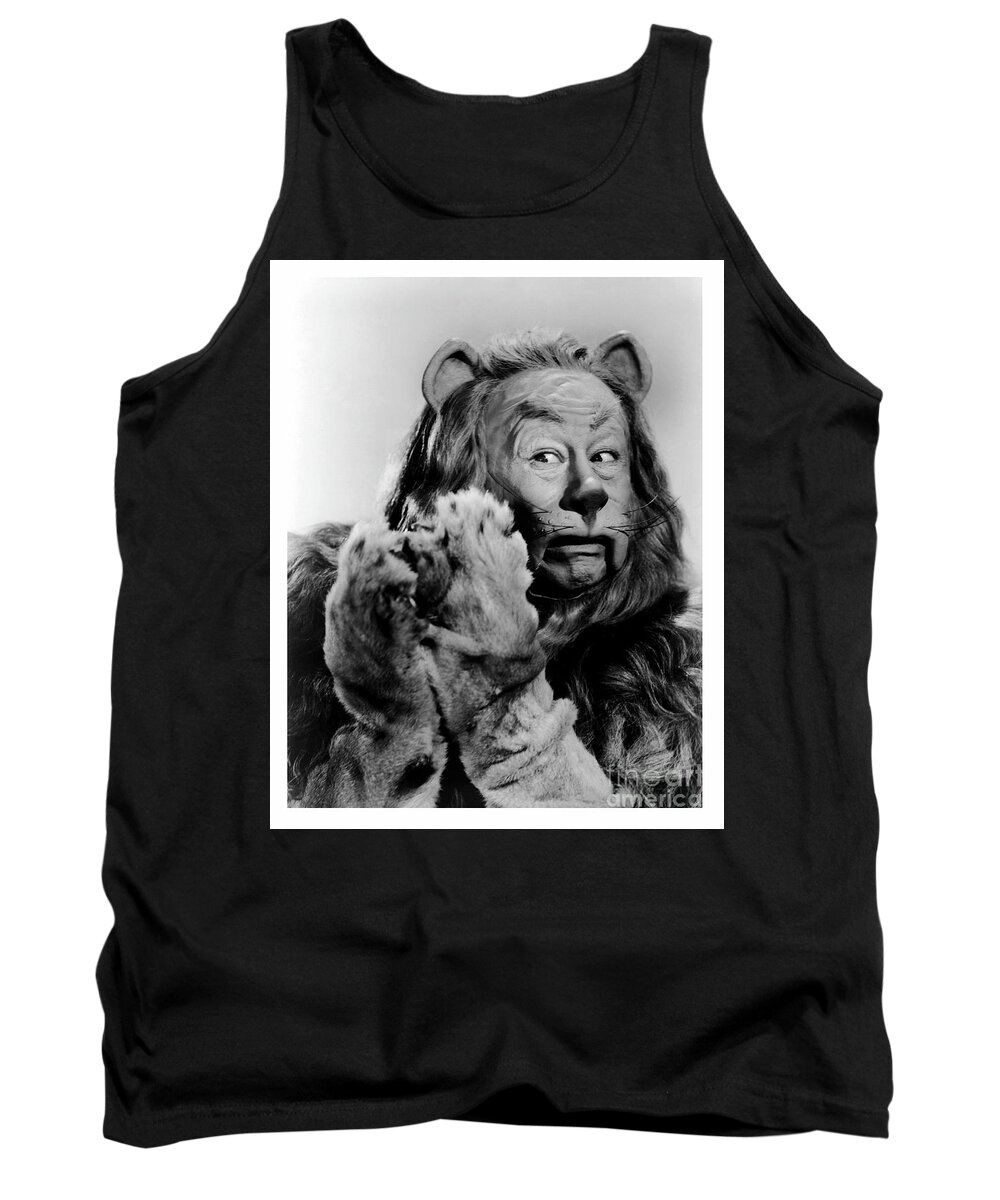 The Wizard Of Oz Tank Top featuring the photograph Cowardly Lion in The Wizard of Oz by Doc Braham