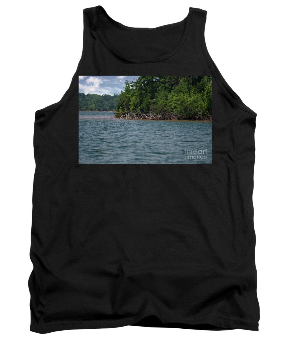 Lake Hartwell Tank Top featuring the photograph Big Water on Lake Hartwell by Dale Powell