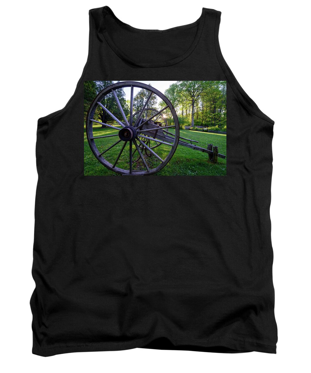 1900's Tank Top featuring the photograph Big Wheels by Michael Scott