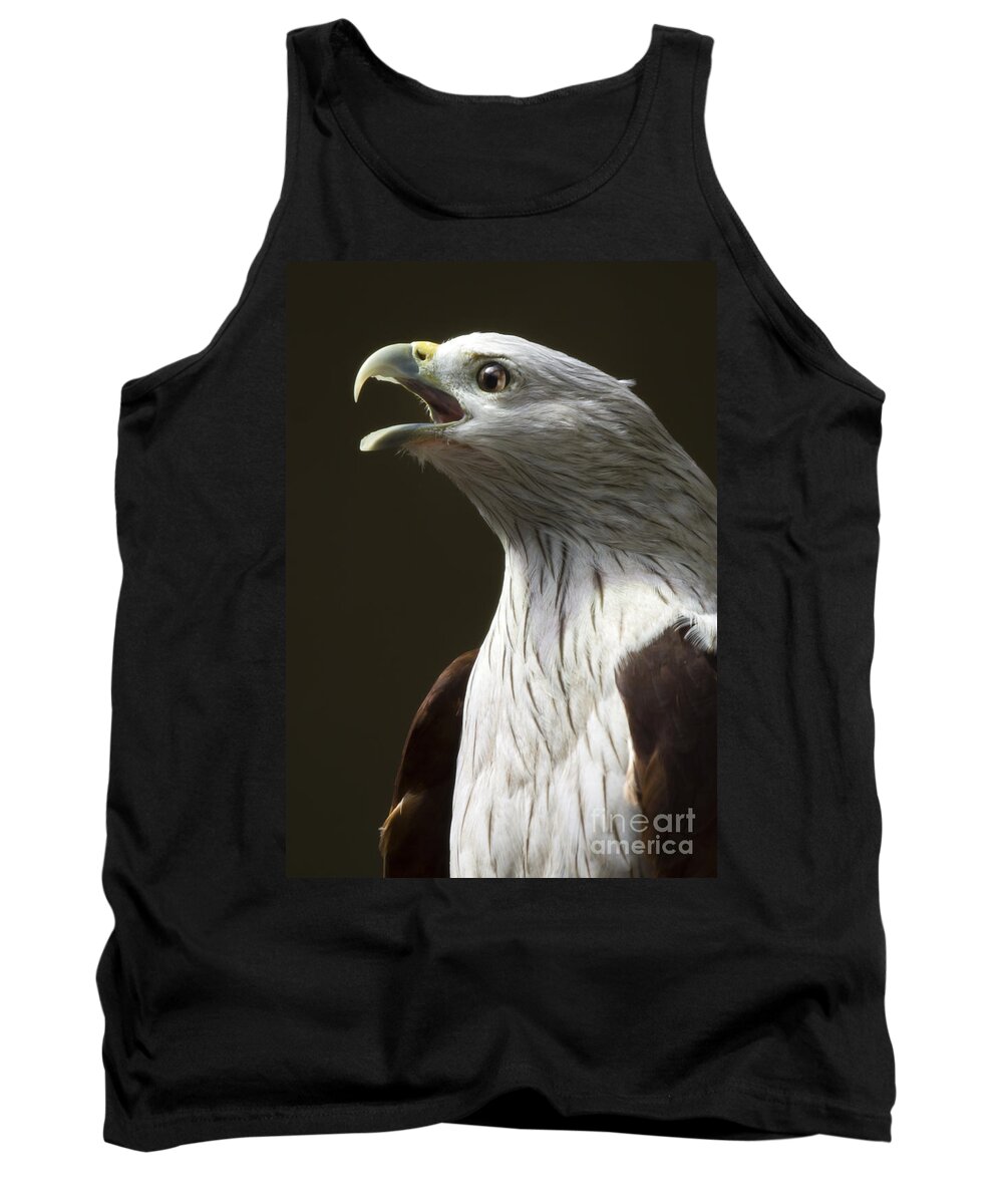 Bird Of Prey Tank Top featuring the photograph Bird Portrait by Ang El