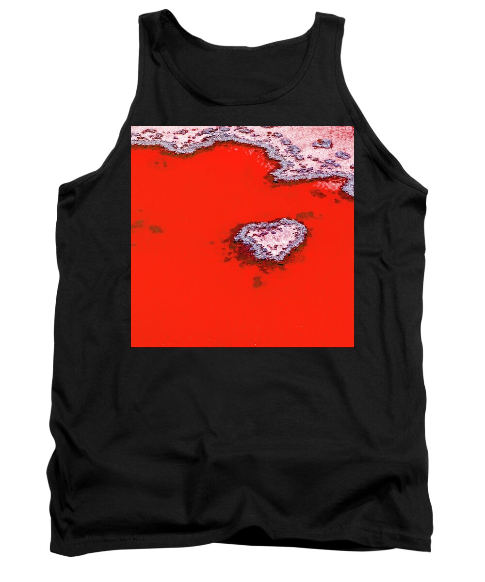 Australia Tank Top featuring the photograph Blood Red Heart Reef by Az Jackson