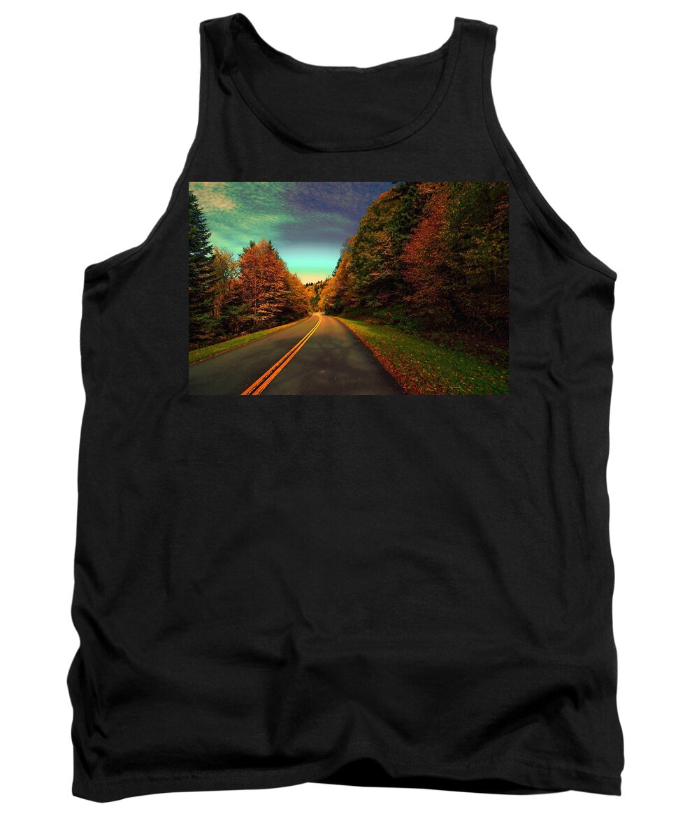  Blue Ridge Pkwy. Tank Top featuring the photograph Blue Ridge Pkwy by Dennis Baswell