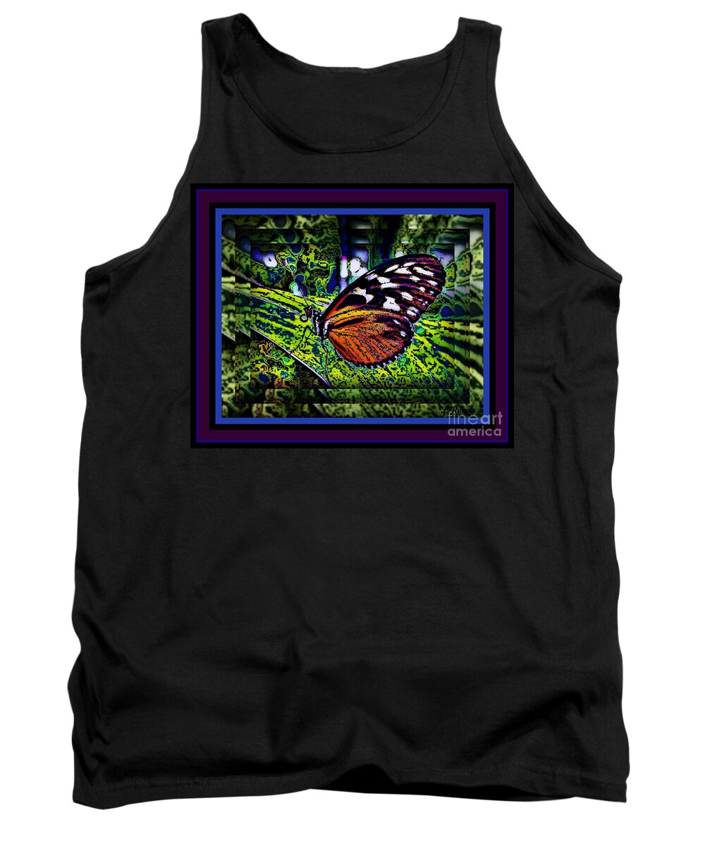 Butterfly Tank Top featuring the photograph Butterfly Dreams by Leslie Revels