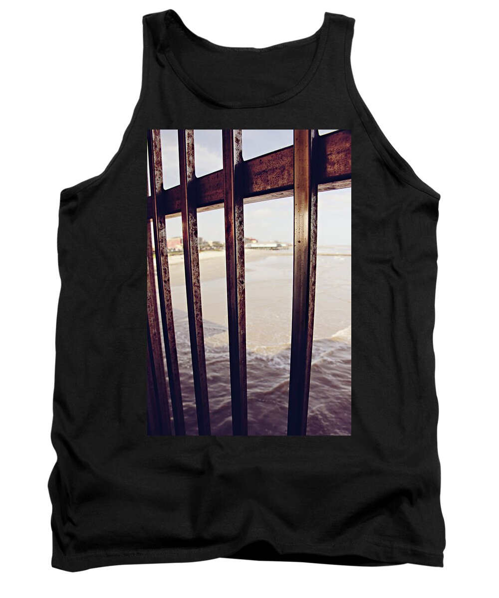 Alone Tank Top featuring the photograph By the Sea by Trish Mistric