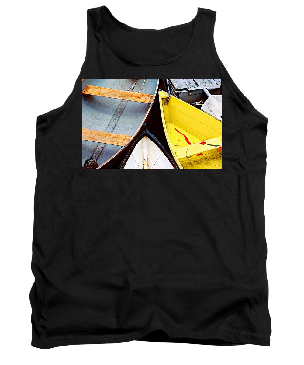 Dories Tank Top featuring the photograph Camden Dories Photo by Peter J Sucy