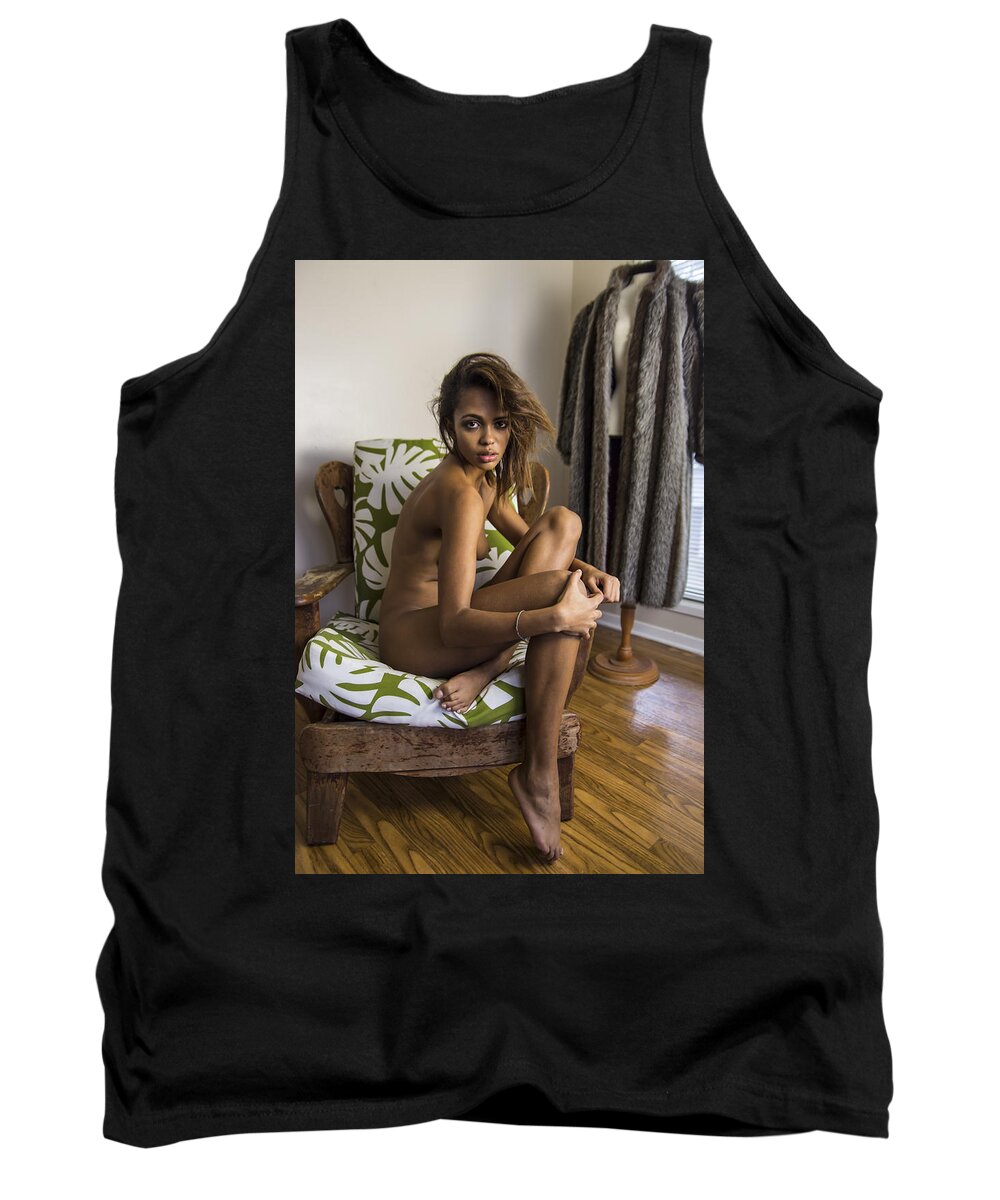  Tank Top featuring the photograph Chair of Fashion by Stephen Vann