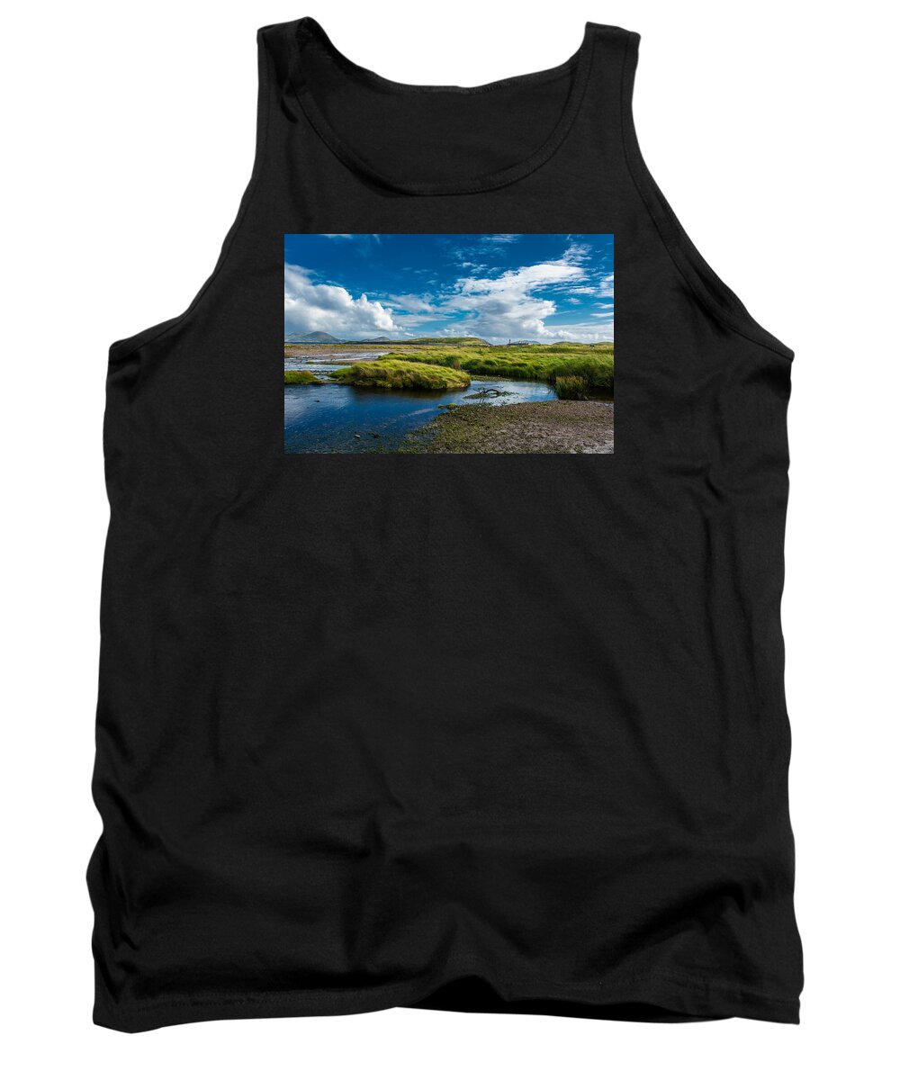 Ireland Tank Top featuring the photograph Coastal Landscape in Ireland by Andreas Berthold