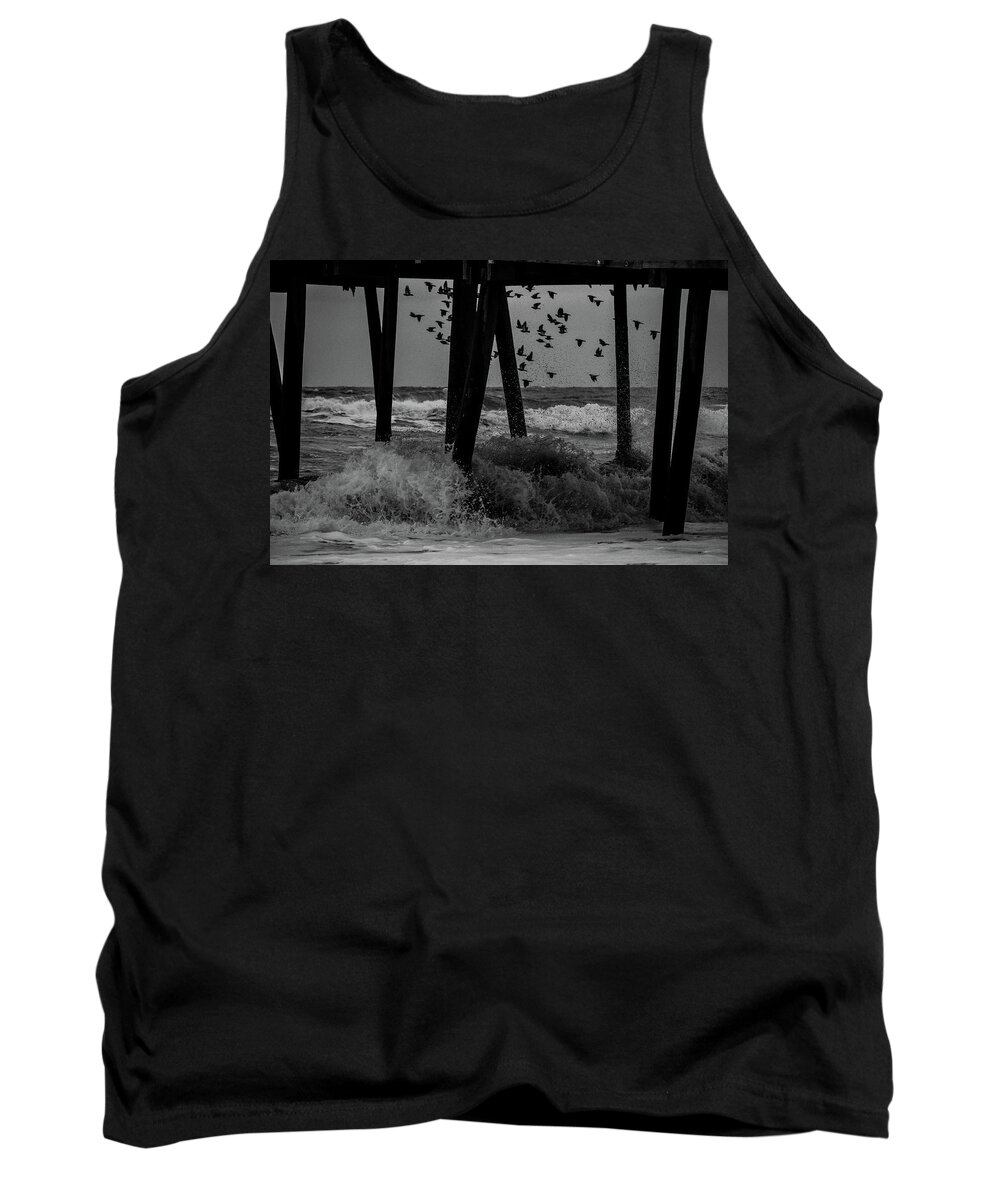 Bird Tank Top featuring the photograph Coastal Movements by Nicole Lloyd