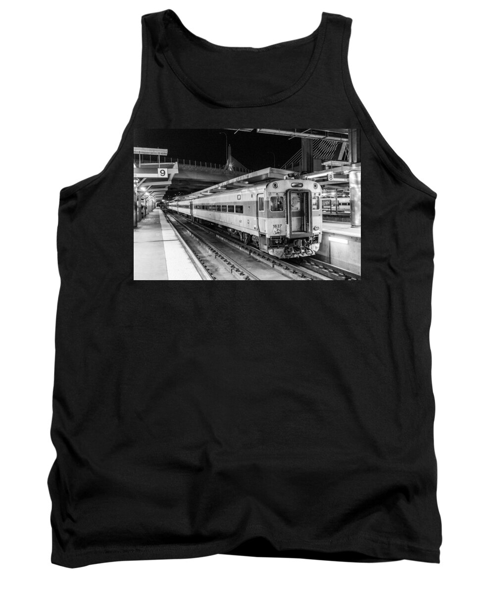 Boston Tank Top featuring the photograph Commuter Rail by SR Green