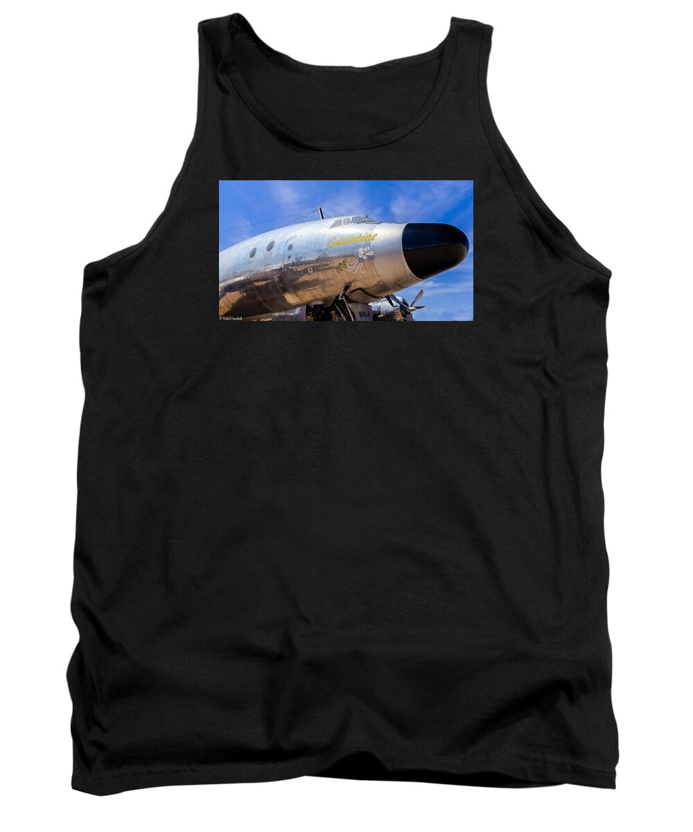 First Air Force One Tank Top featuring the photograph Constellation Columbine by Mike Ronnebeck