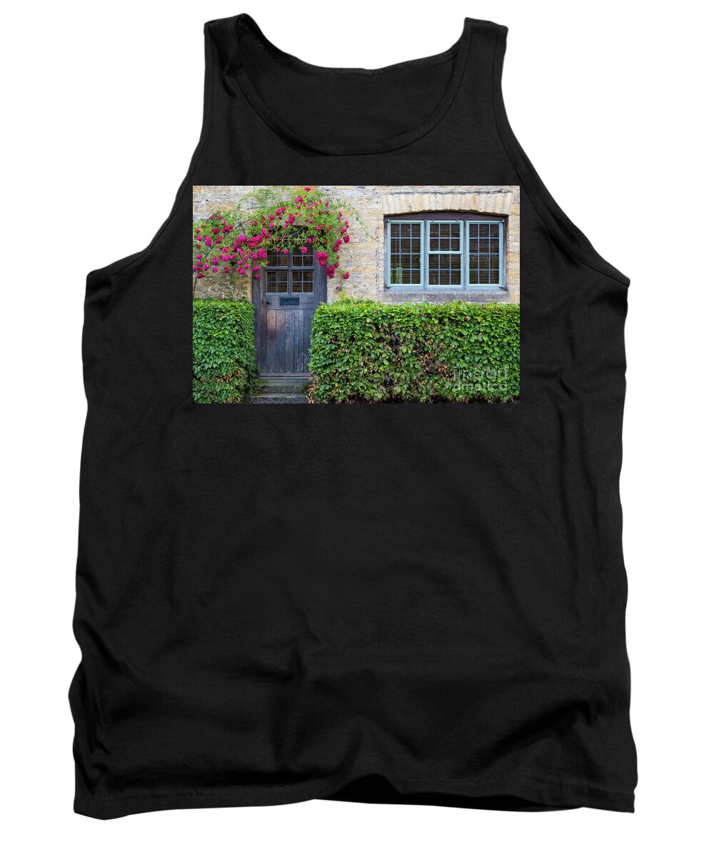 Cotswolds Tank Top featuring the photograph Cotswolds Cottage Home by Brian Jannsen