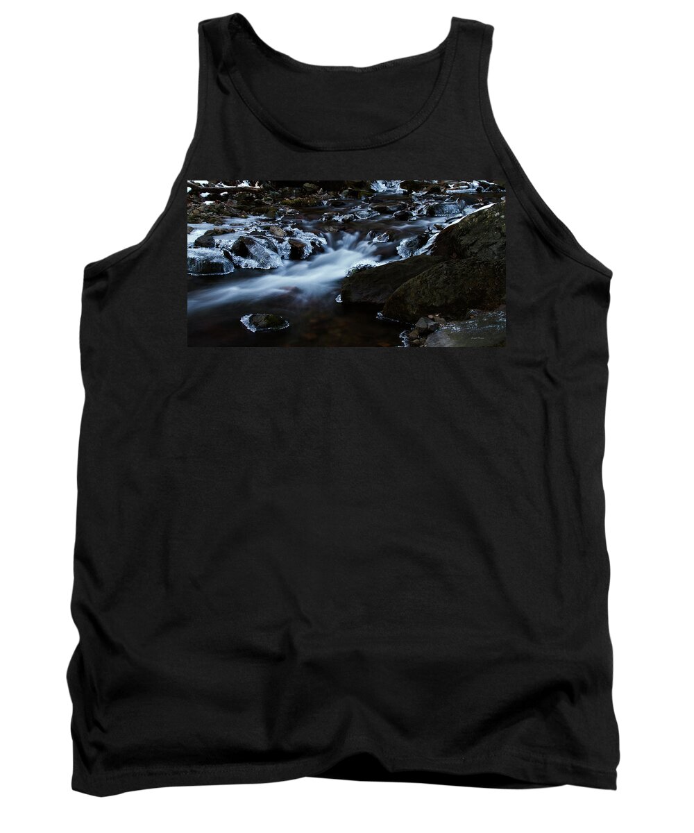 Landscape Tank Top featuring the photograph Crystal Flows in HDR by Joseph Noonan