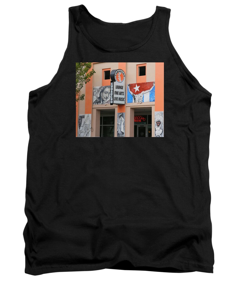 Calle Tank Top featuring the photograph Cubacho Lounge by Dart Humeston