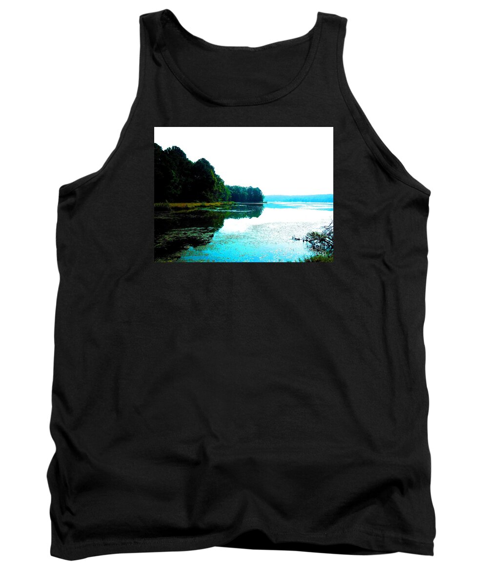 Dallas Tank Top featuring the photograph Dallas Bay by James and Donna Daugherty