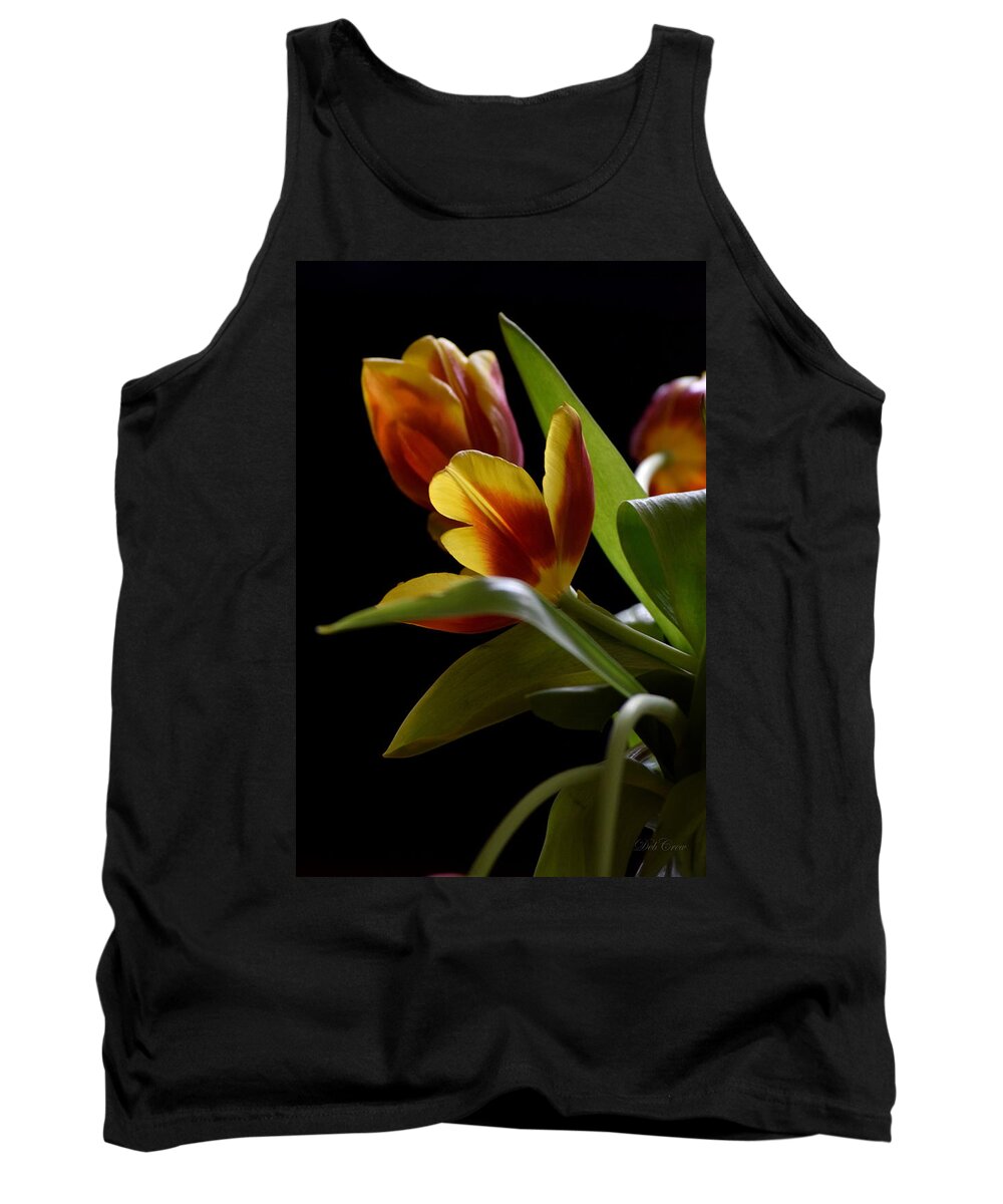 Flowers Tank Top featuring the photograph Dark and Lovely by Deborah Crew-Johnson
