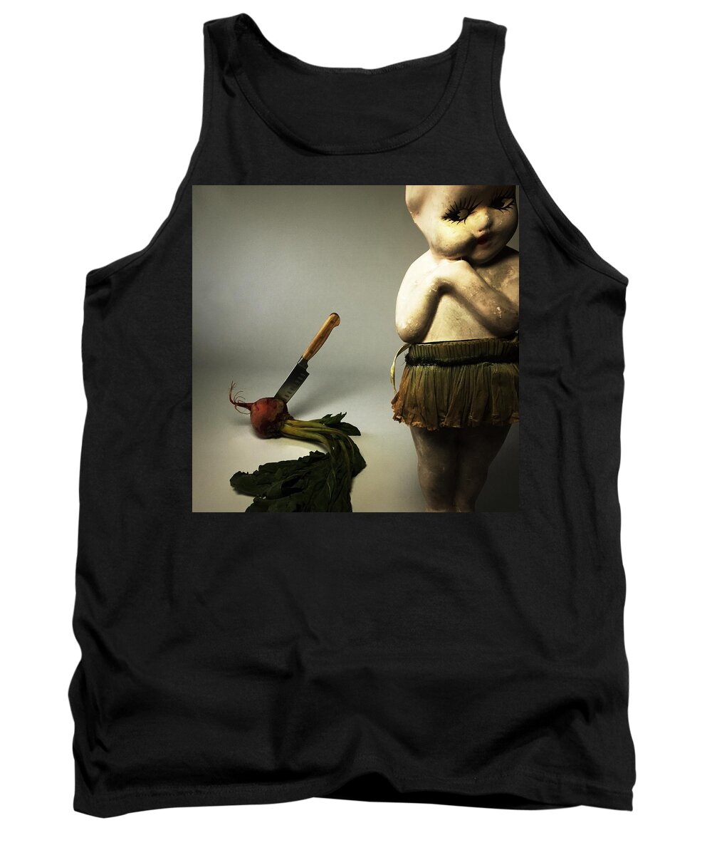 Death Tank Top featuring the photograph Death Of A Vegetable by Subject Dolly