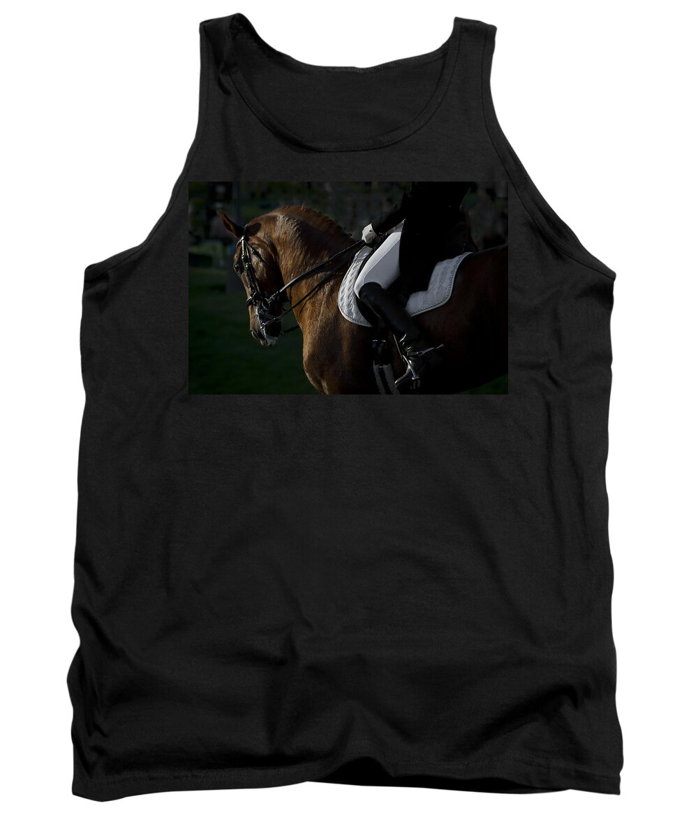 Dressage Tank Top featuring the photograph Dressage by Wes and Dotty Weber