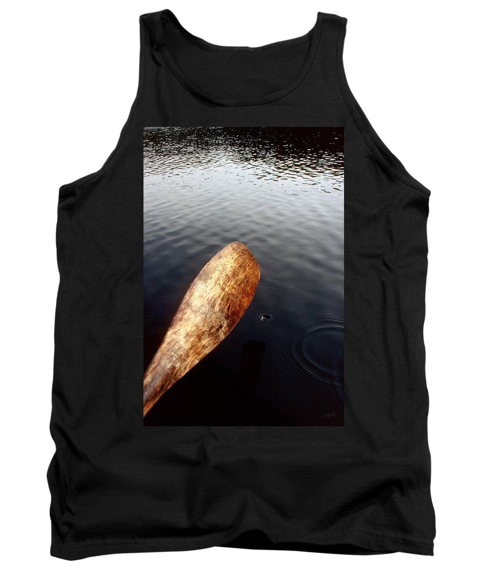 Water Tank Top featuring the photograph Drifting by Doug Gibbons