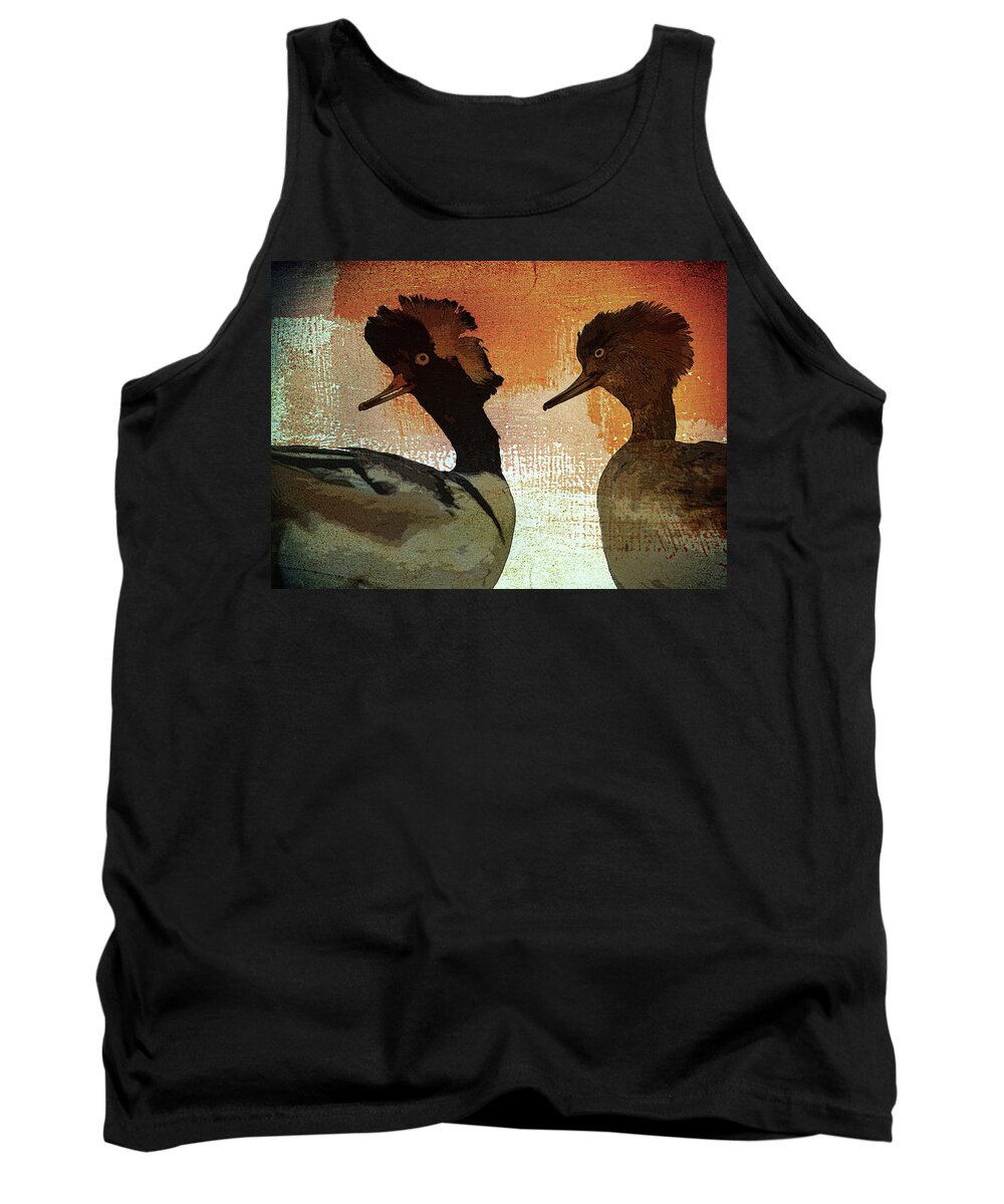 Ducks Tank Top featuring the photograph Duckology by Char Szabo-Perricelli