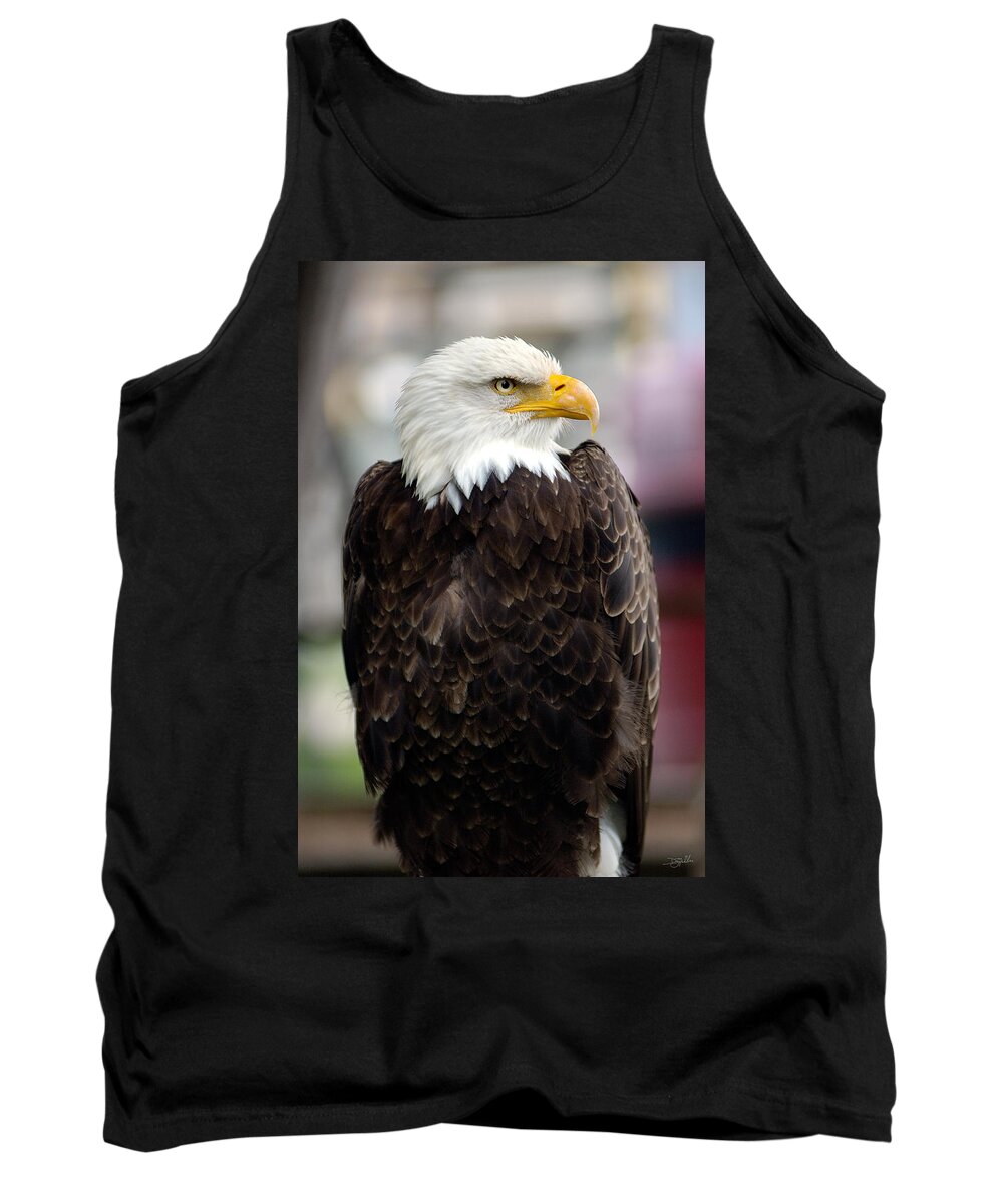 Eagle Tank Top featuring the photograph Eagle by Doug Gibbons