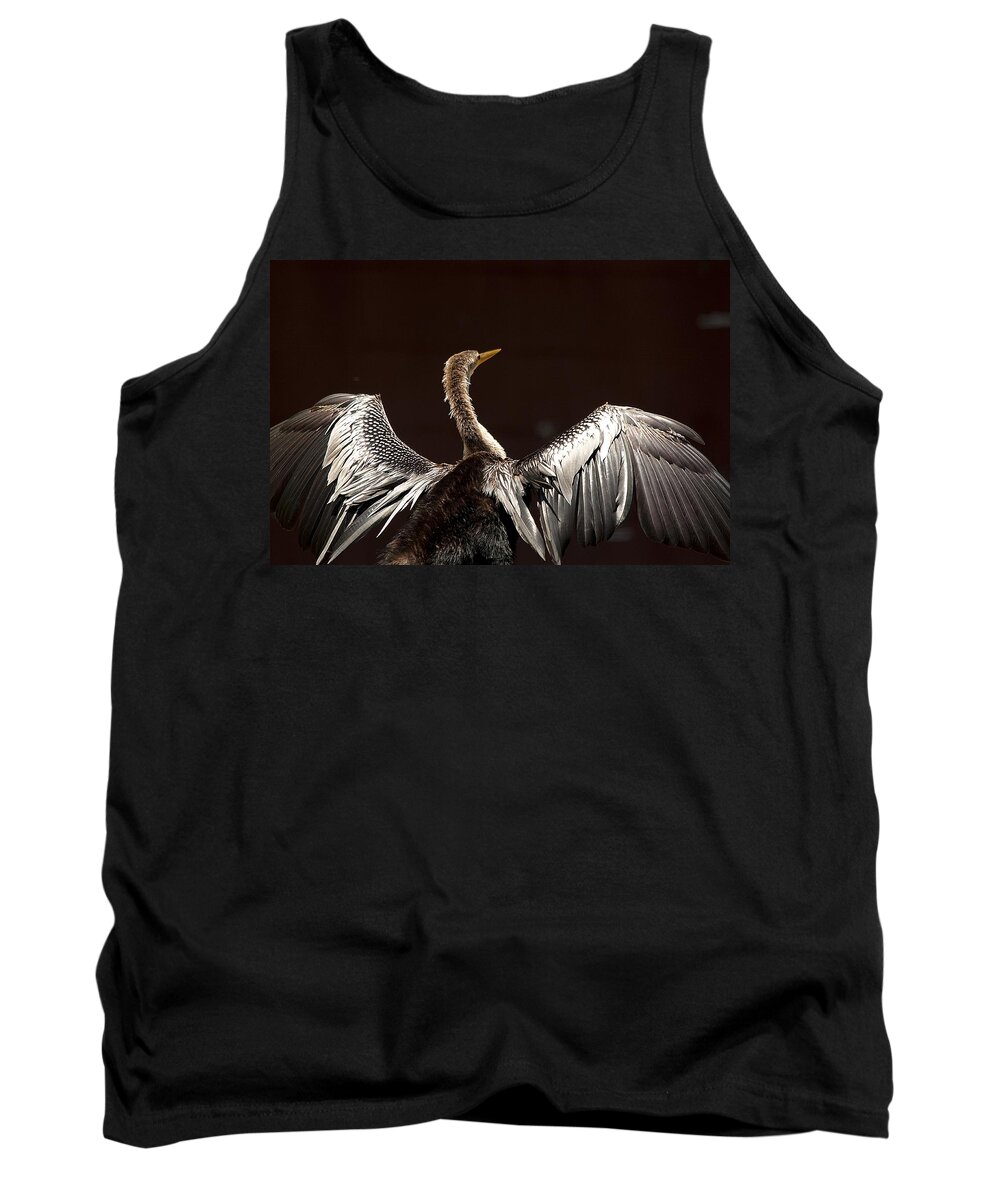 Wildlife Tank Top featuring the photograph Elegant Anhinga by Kenneth Albin