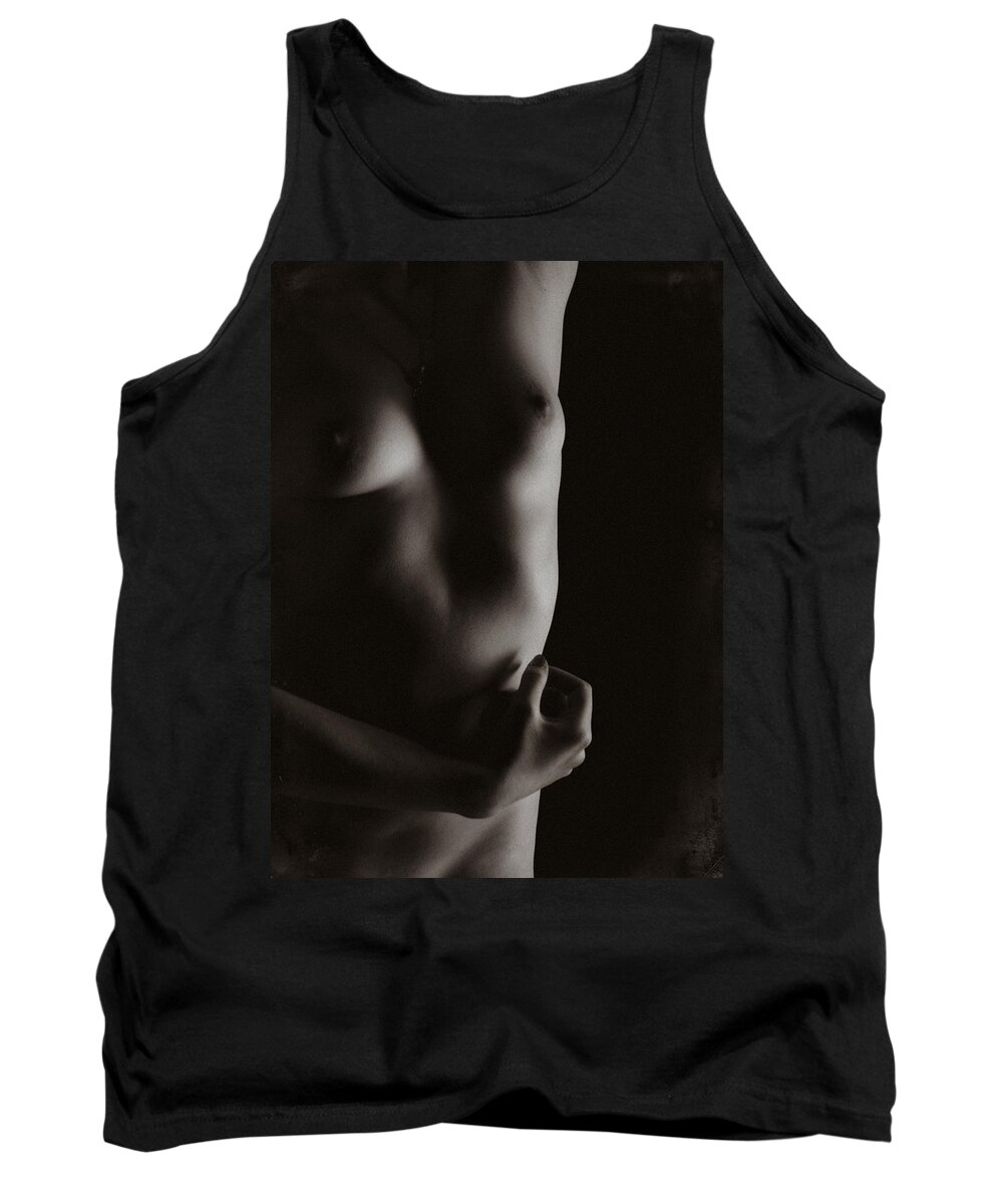 Nude Tank Top featuring the photograph Emilie by Vitaly Vachrushev