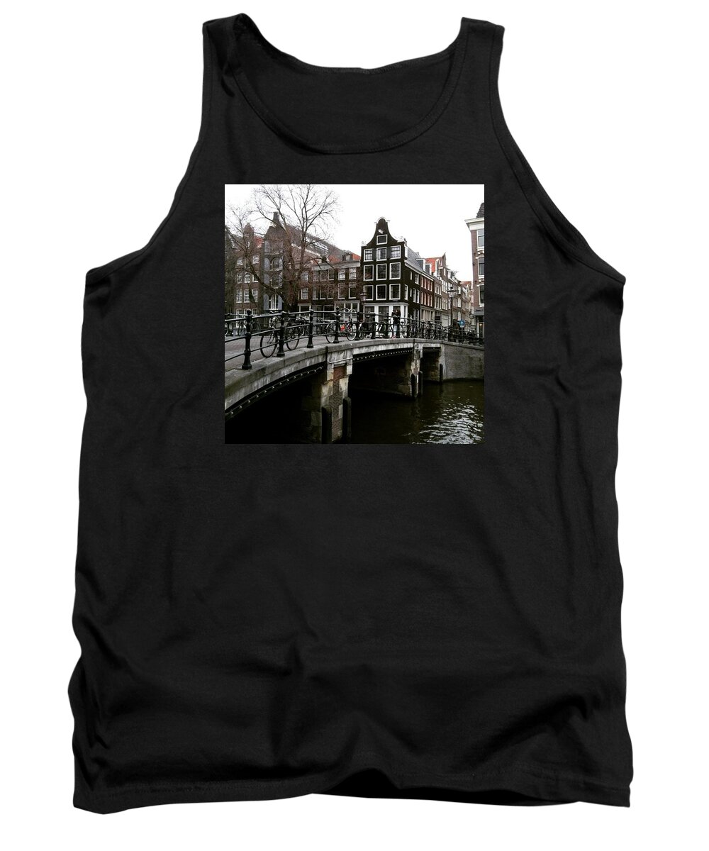 Bikes Tank Top featuring the photograph Bikes by The Yellow Loops
