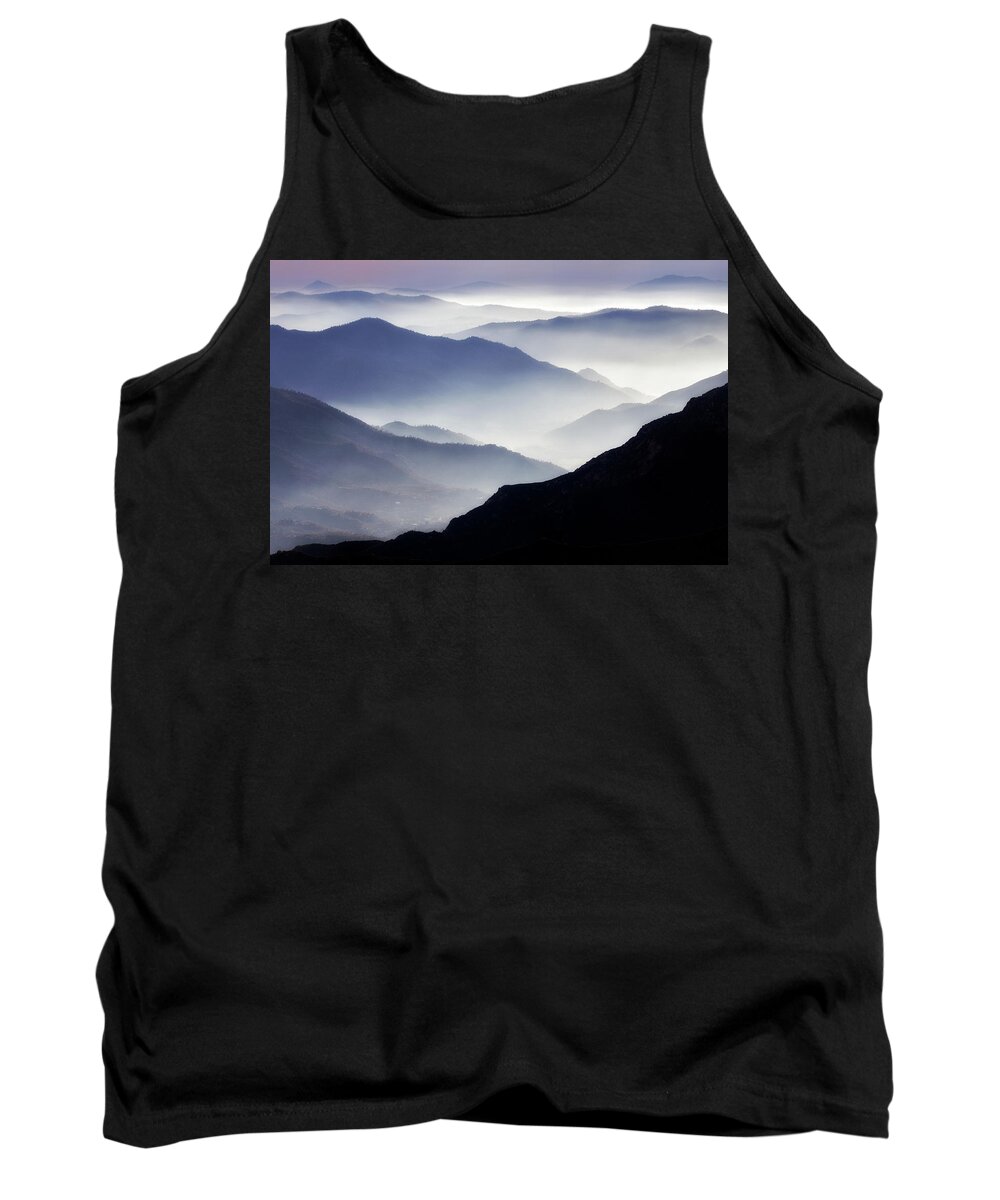 Sunset Tank Top featuring the photograph Evening Layers by Nicki Frates