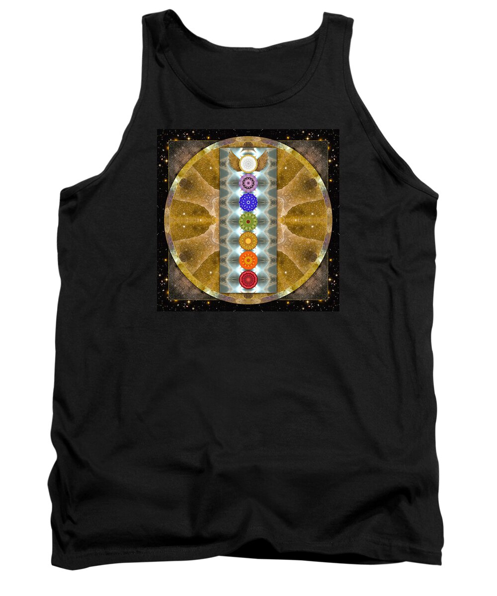Chakras Tank Top featuring the photograph Evolving Light by Bell And Todd