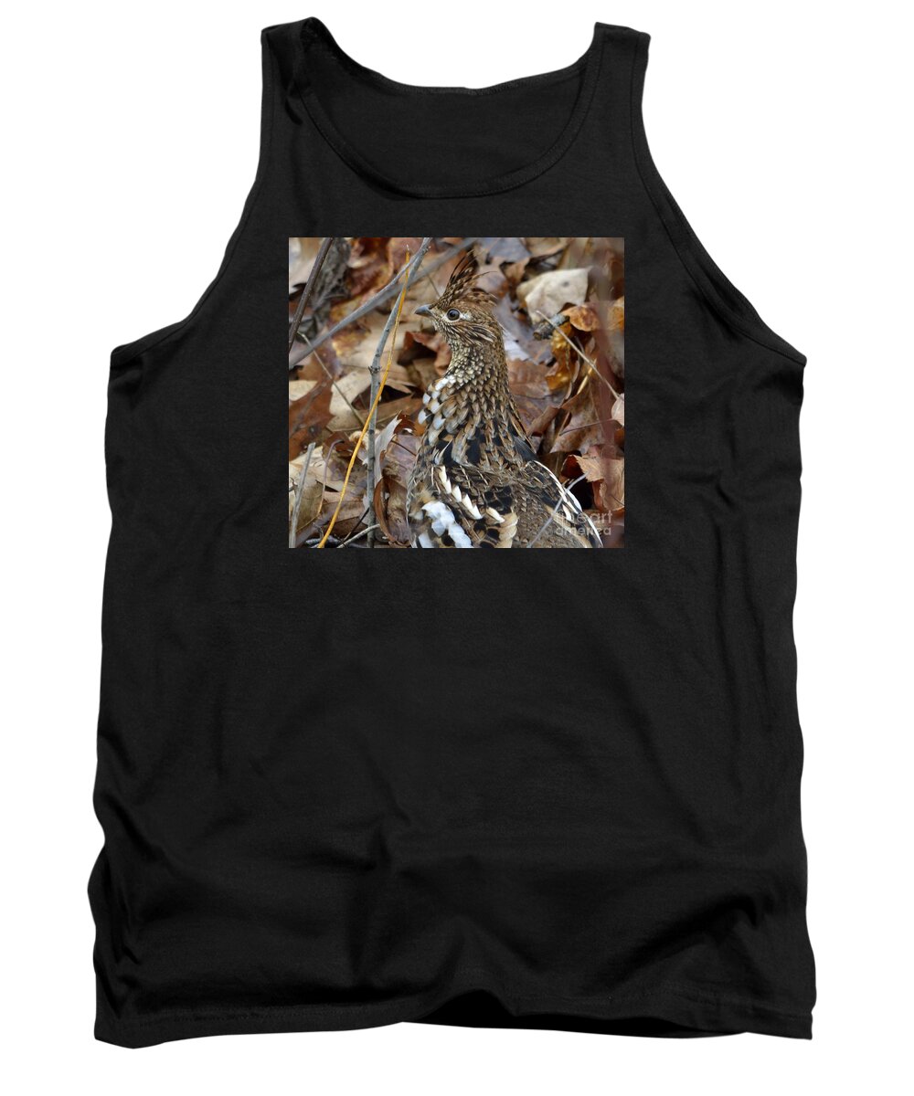 Game Birds Tank Top featuring the photograph Eye of the RUGR by Randy Bodkins